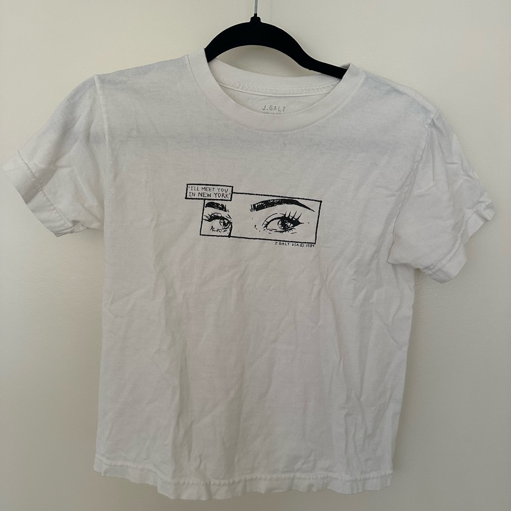 Brandy Melville J. Galt “Meet me in New York” T shirt OS